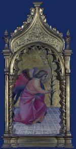 欧洲12-19世纪油画六_GIOVANNI d'Aalponte - Saint Gabriel - Left Pinnacle
